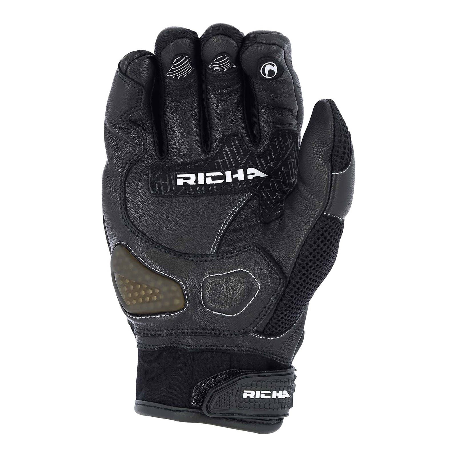 New RICHA Junior Turbo Glove - Black (Youth M) #RAGTKBMED