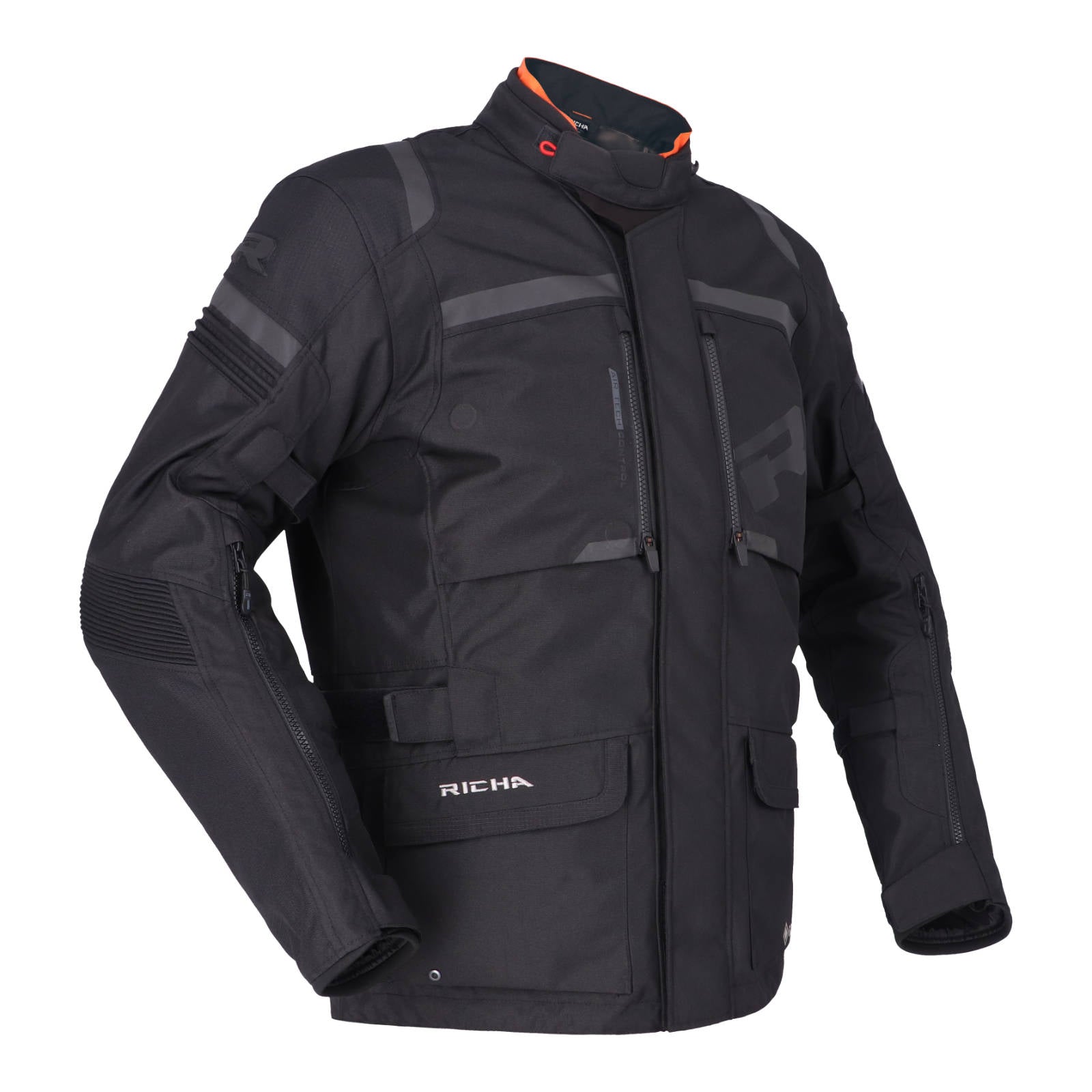 New RICHA Brutus Gore-tex Pro Jacket - Black (5XL) #RAJBRUB5XL | Australian Moto Spares