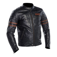 New RICHA Curtiss Leather Jacket - Green / Brown (M) #RALJCUGB50