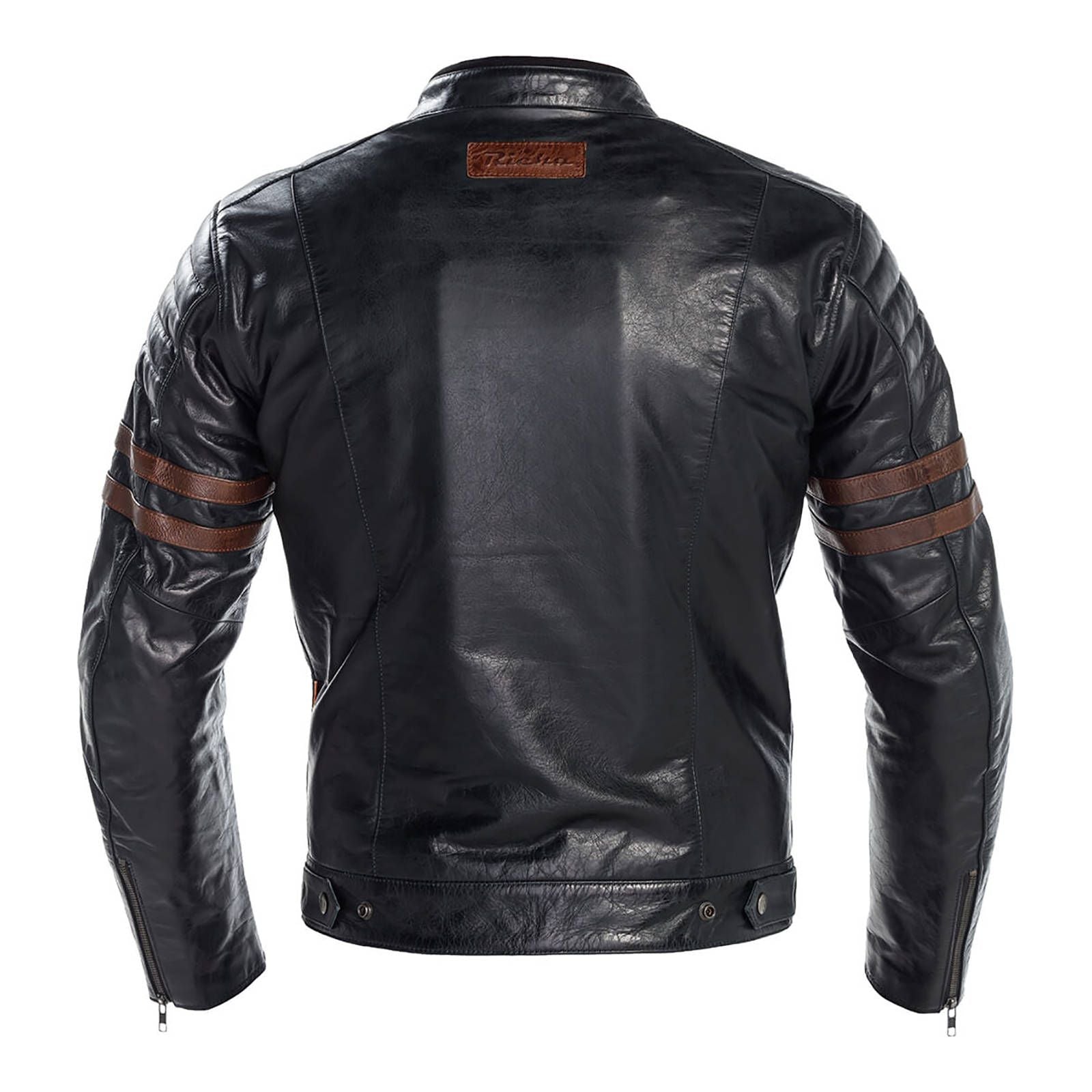 New RICHA Curtiss Leather Jacket - Green / Brown (M) #RALJCUGB50