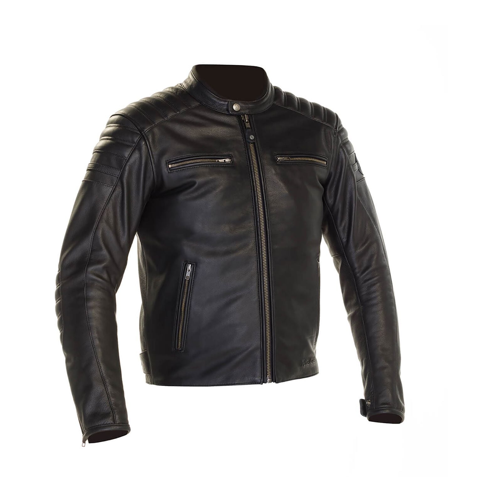 New RICHA DAYTONA 2 LEATHER JACKET BLK XS // EU46 // 36