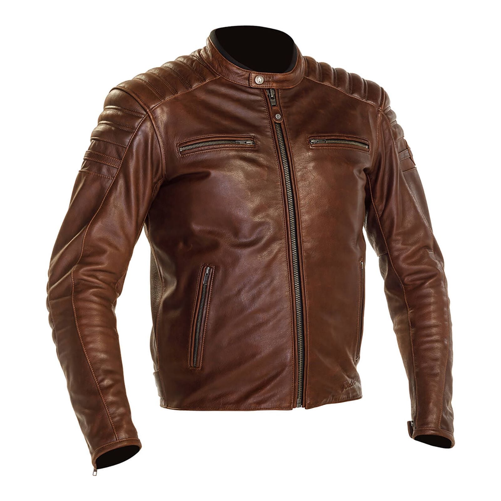 New RICHA DAYTONA 2 LEATHER JACKET BRWN XS // EU46 // 36