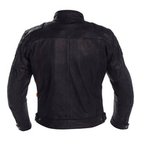 New RICHA DETROIT LEATHER JACKET BLK LGE // EU52 // 42