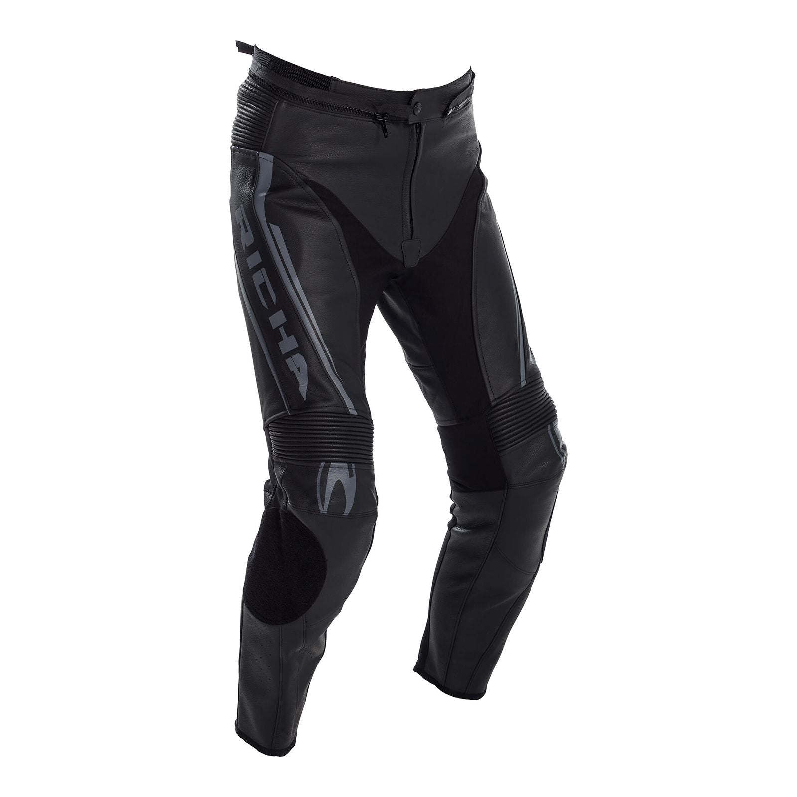 New RICHA ASSEN LEATHER SPORT PANT BLK SZ EU58 // UK40