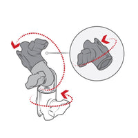 New RAM MOUNTS Composite Double Socket Swivel & Ratchet ARM #RAPB2002U