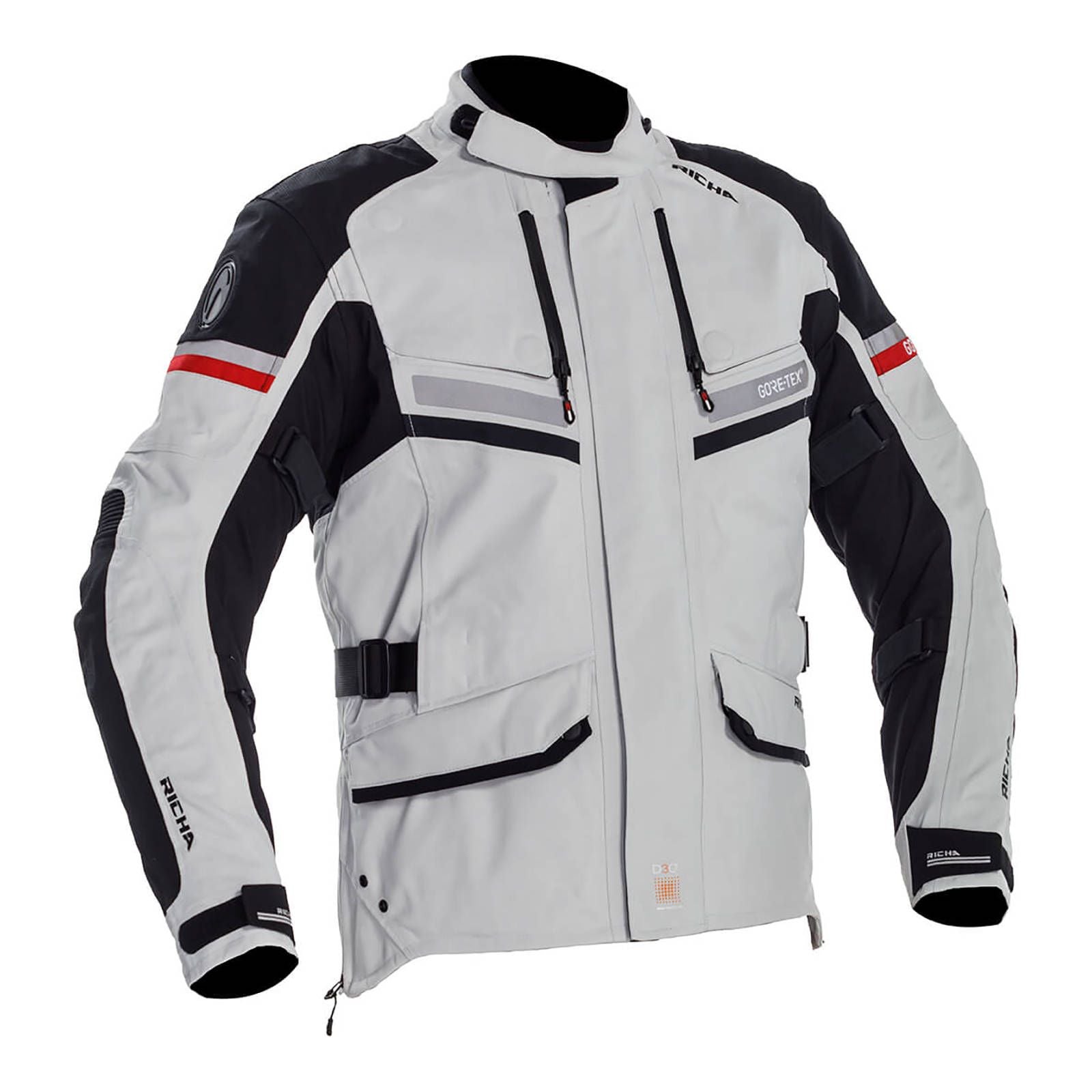 New RICHA Atlantic Gore-Tex Jacket - Grey (2XL) #RATJATLG2XL