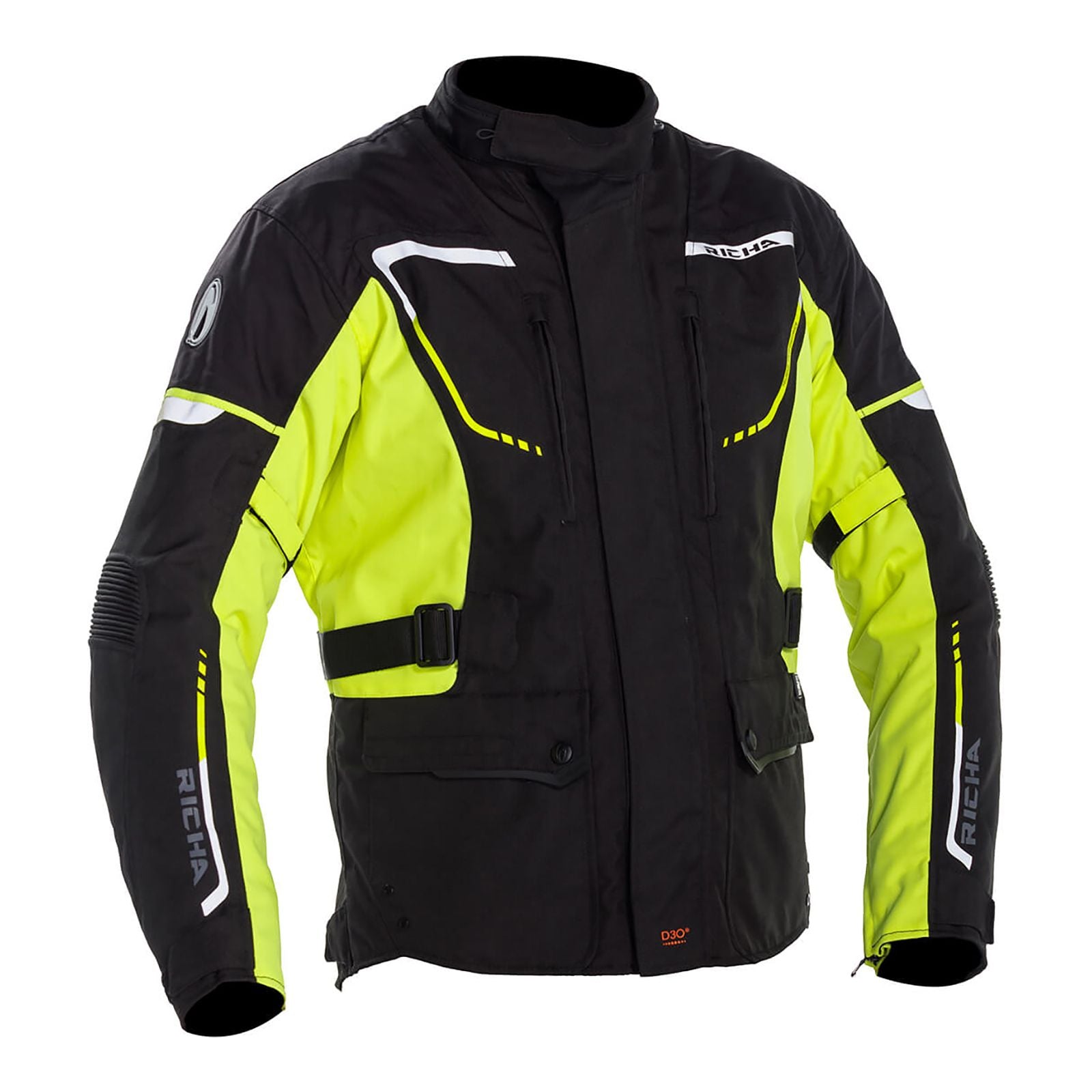 New RICHA PHANTOM 2 JACKET BLK//YEL 12XL - INDENT RATJPHA2BY12XL