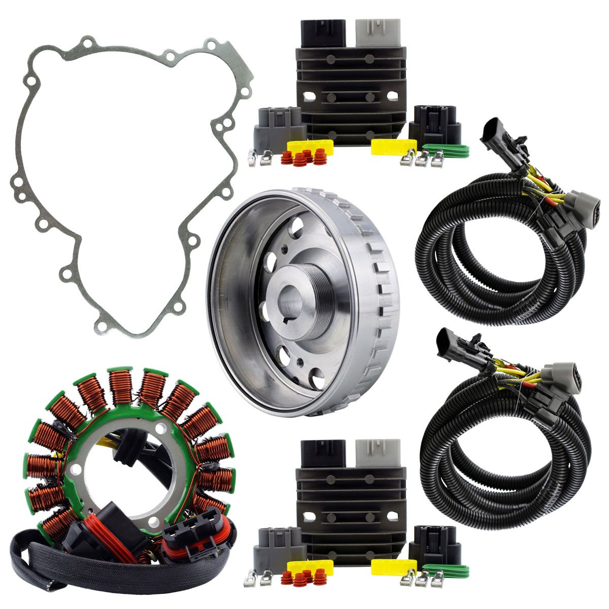 New RMSTATOR SPLYT TECHNOLOGY Stator + Twin Regulator Kit #RMS900106949 | Australian Moto Spares