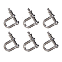 New SNAP-D 10mm D Shackle - 6 Pack Special #SD10DSS6PK