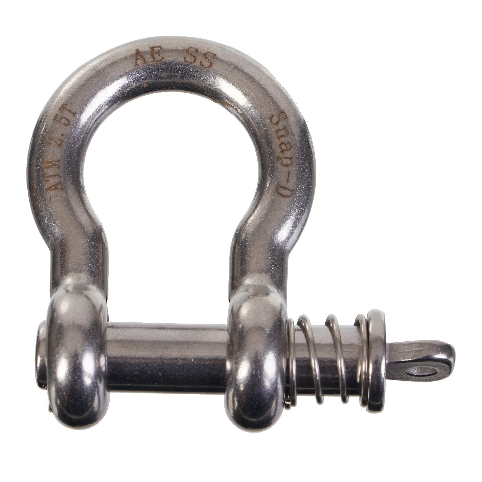 New SNAP-D Stainless Steel Bow Shackle - 13mm #SD13BSS