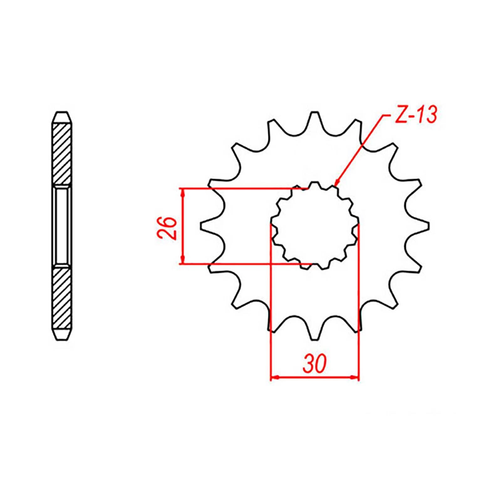 New MTX 1183 Steel Sprocket - Front #525 (18T) #SPF213018