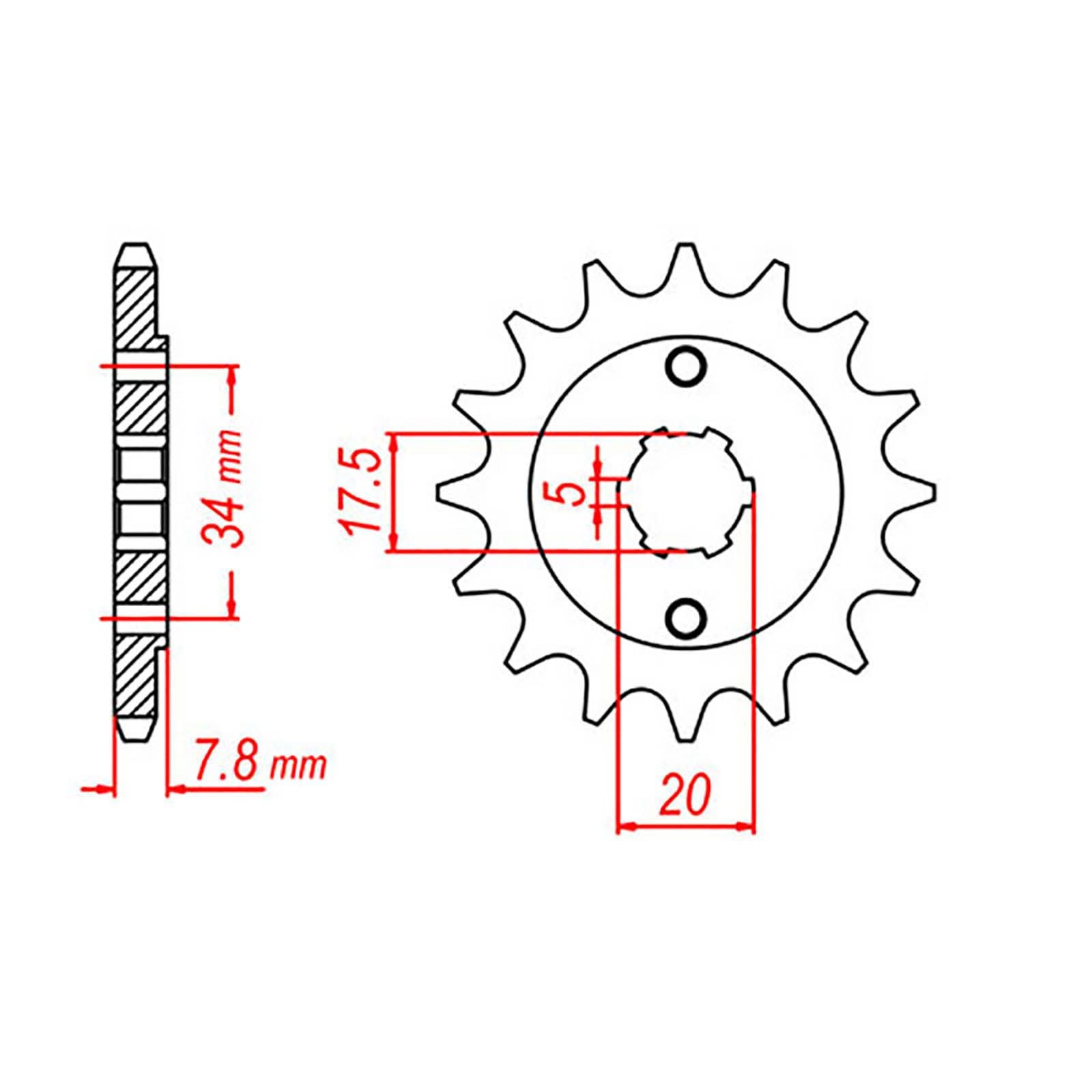 New MTX 327 Steel Sprocket - Front #520 (11T) #SPF27911