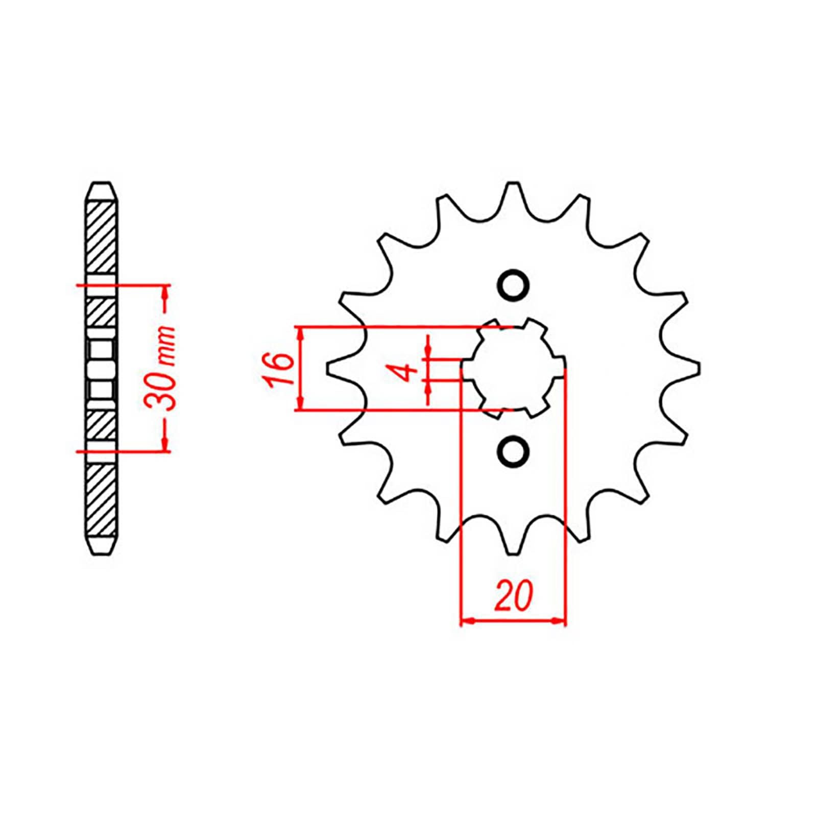 New MTX SPROCKET FRONT 548 11T #428 10-132-11