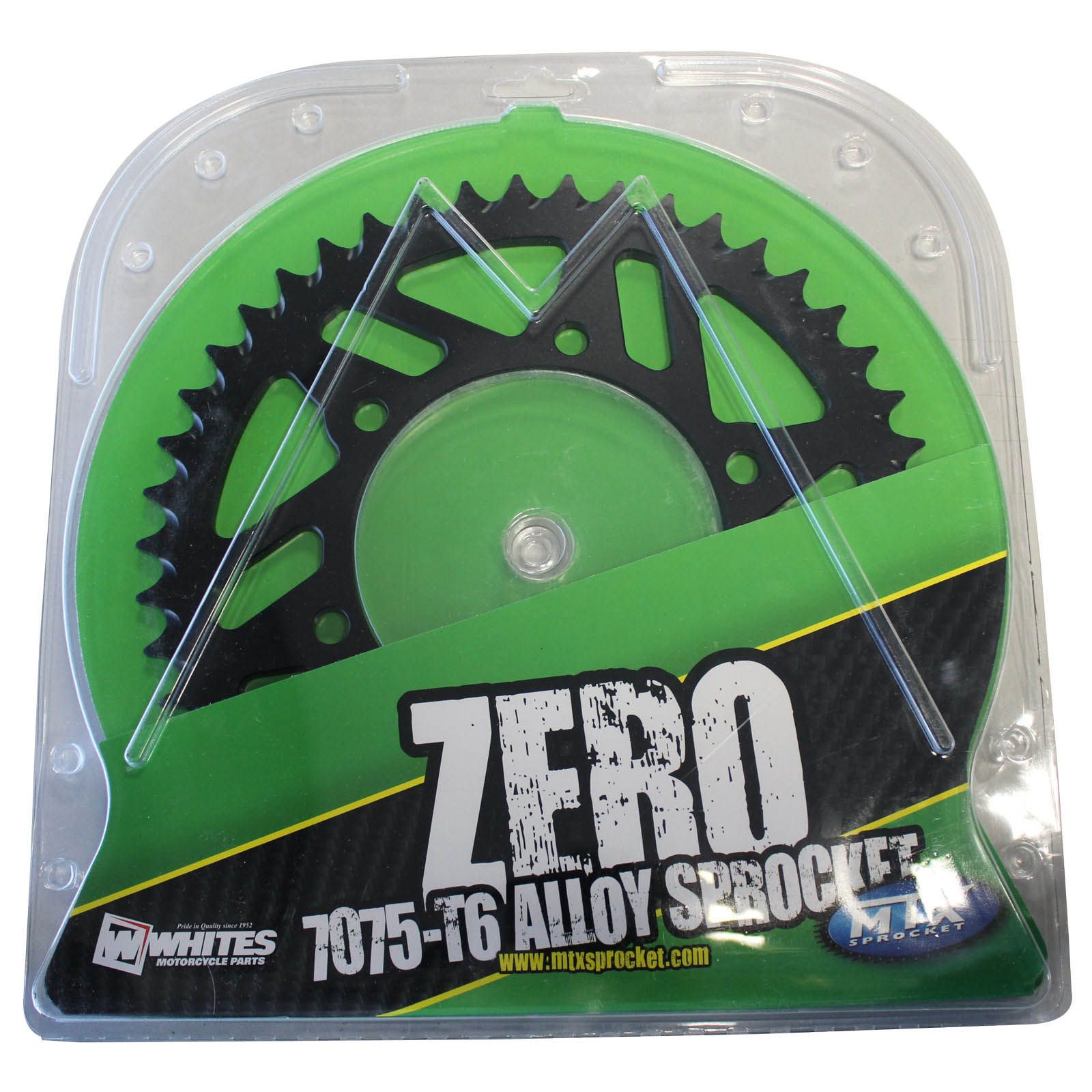 New MTX 210 Zero Aluminium Rear Sprocket #520 - Black (47T) #SPR28947ZBLK