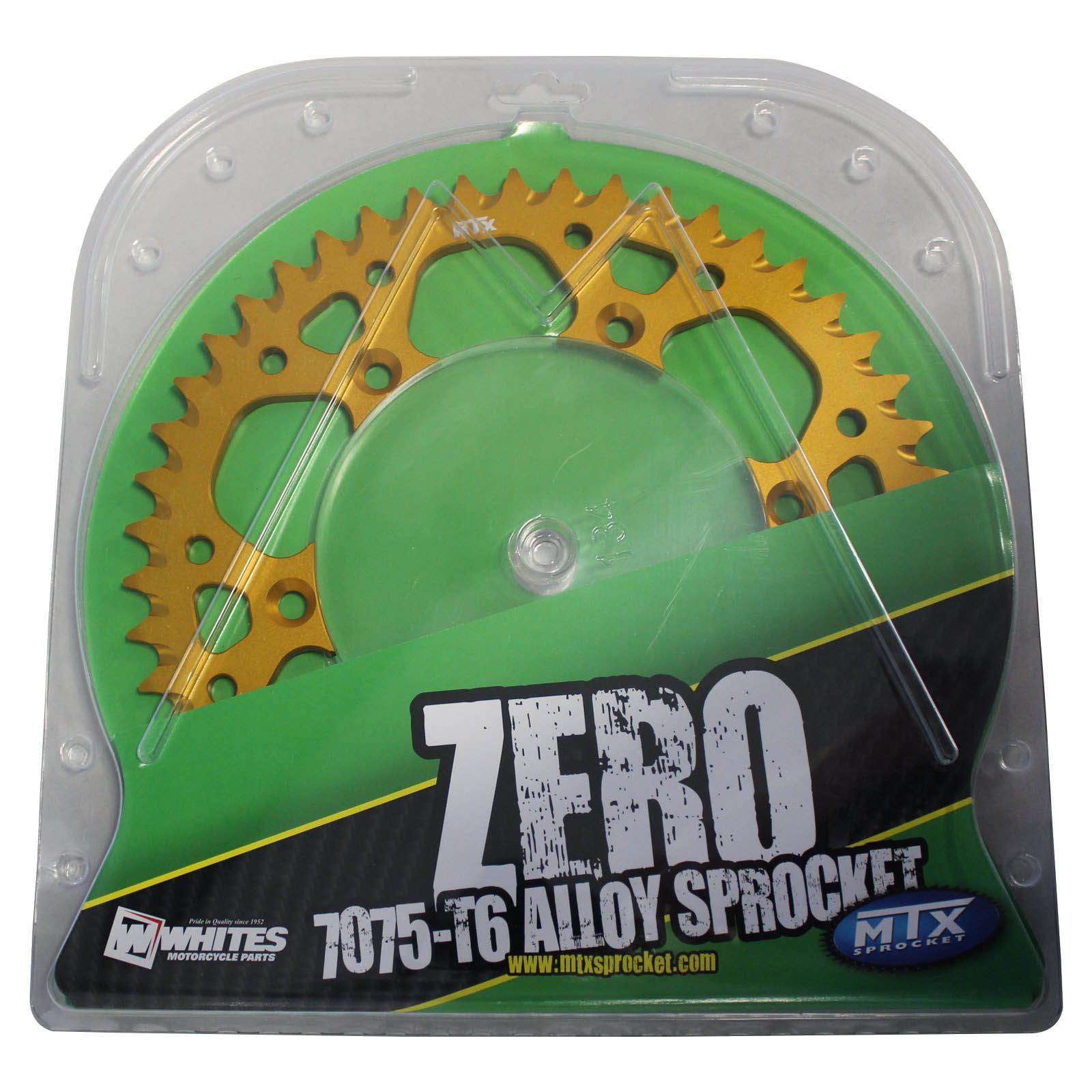 New MTX 210 Zero Aluminium Rear Sprocket #520 - Gold (47T) #SPR28947ZGLD