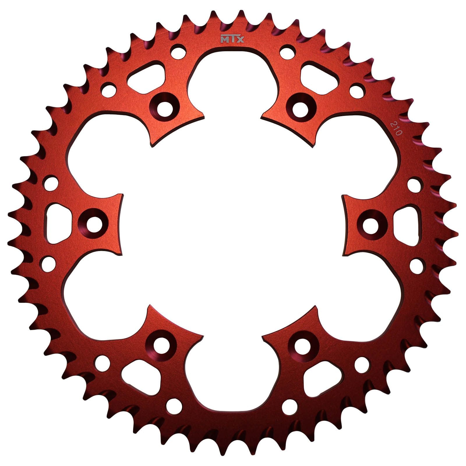 New MTX 210 Zero Aluminium Rear Sprocket #520 - Red (47T) #SPR28947ZRED