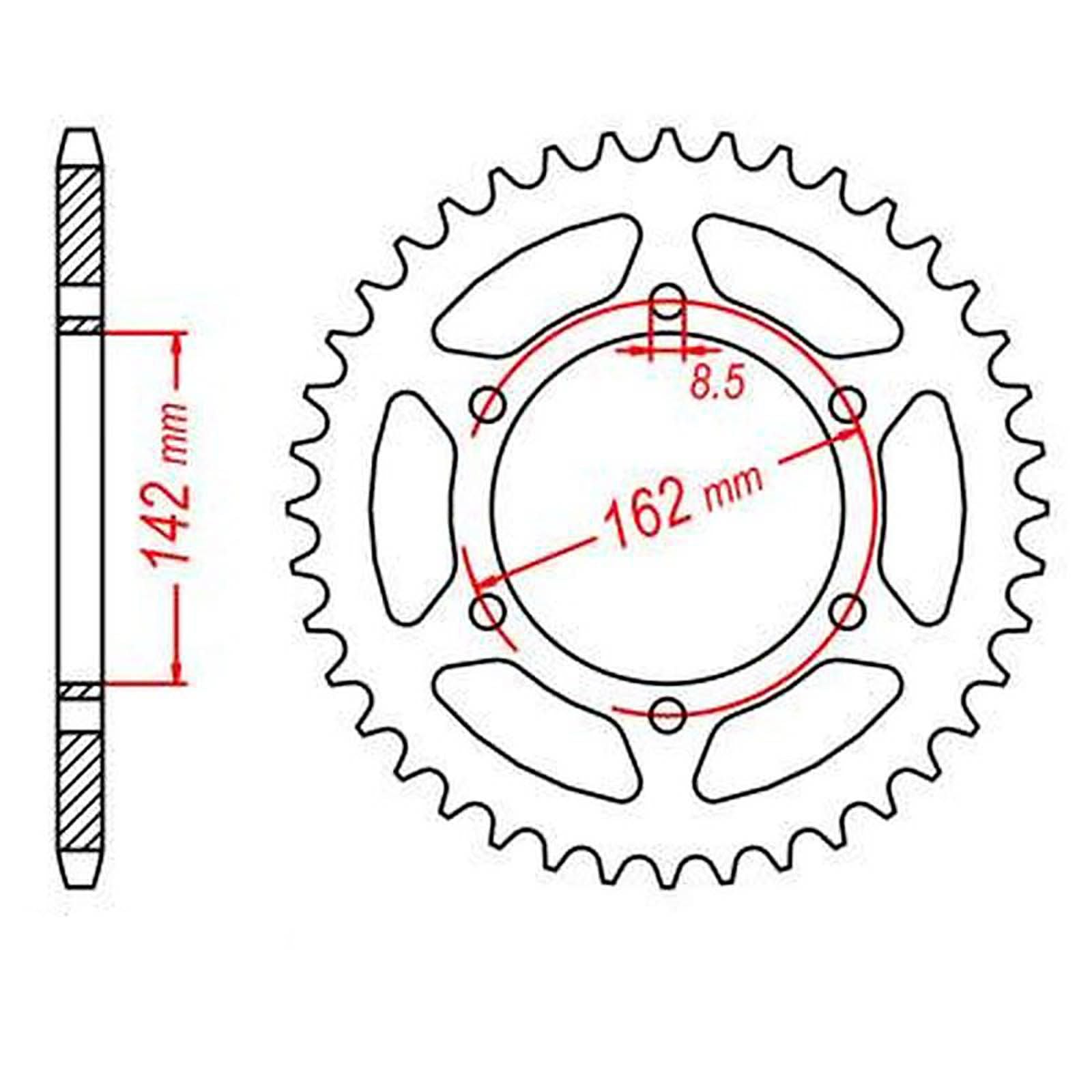 New MTX 1785 Steel Sprocket - Rear #520 (48T) #SPR40048