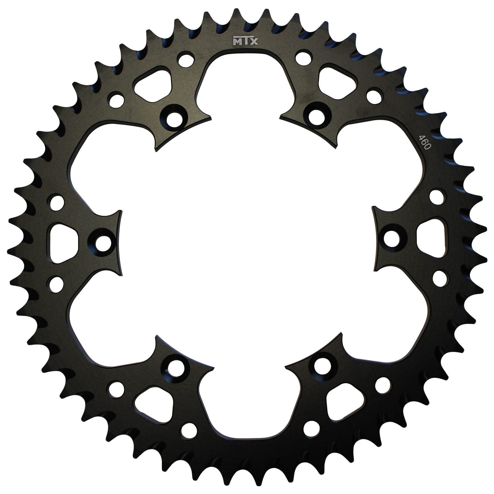 New MTX 460 Zero Aluminium Rear Sprocket #520 - Black (47T) #SPR48947ZBLK