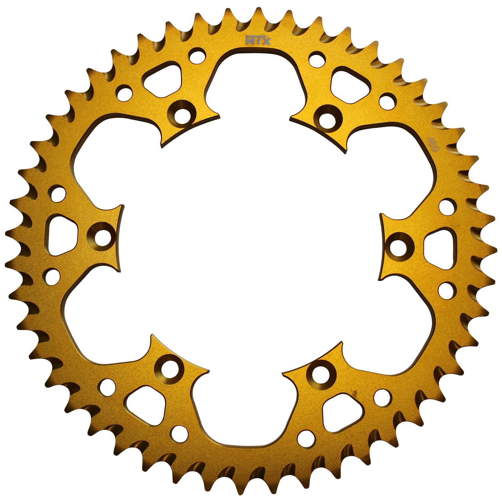 New MTX 460 Zero Aluminium Rear Sprocket #520 - Gold (47T) #SPR48947ZGLD