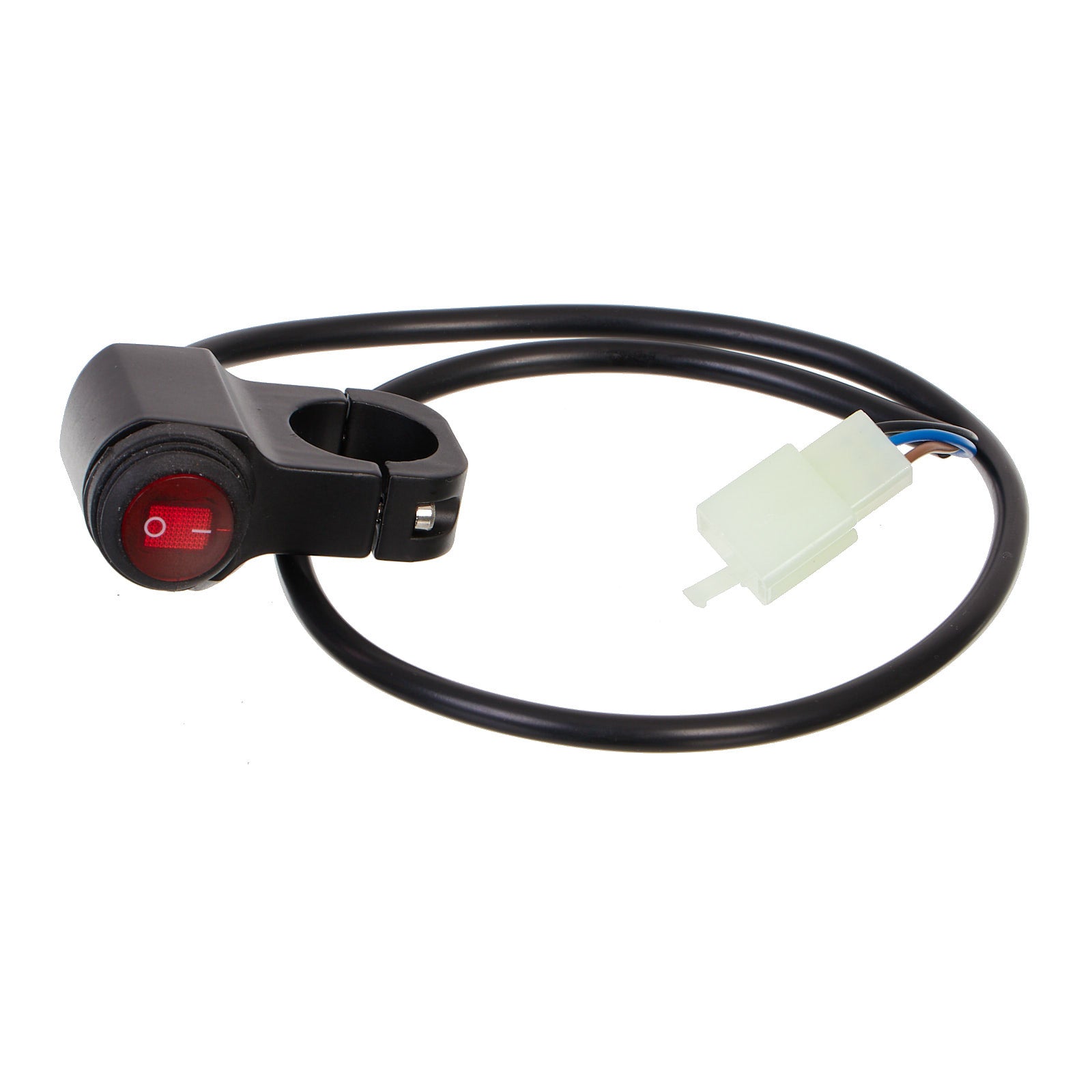 New WHITES 12V Rocker Switch On-Off Red Waterproof H-Bar Mount #SWW005 | Australian Moto Spares