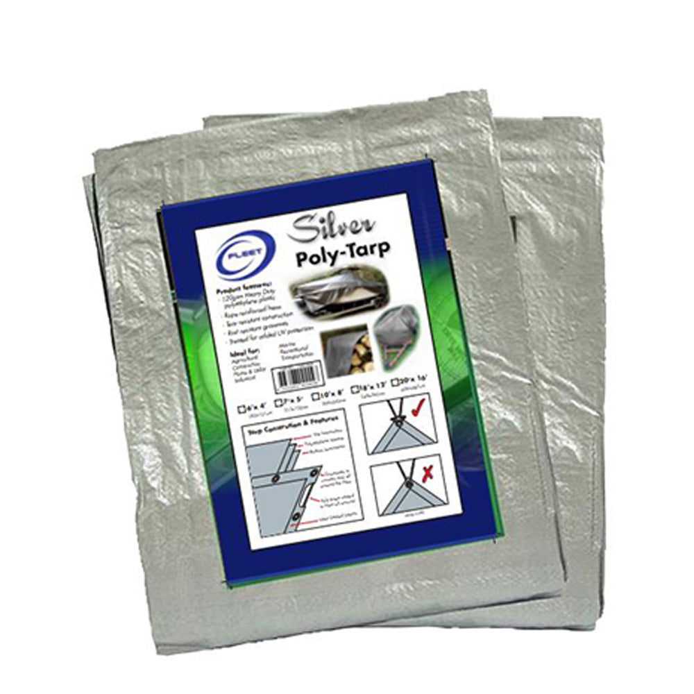 New GEAR-X Silver Poly Tarp Tarp 8’x 10’ or 304x423cm TARP8X10 | Australian Moto Spares