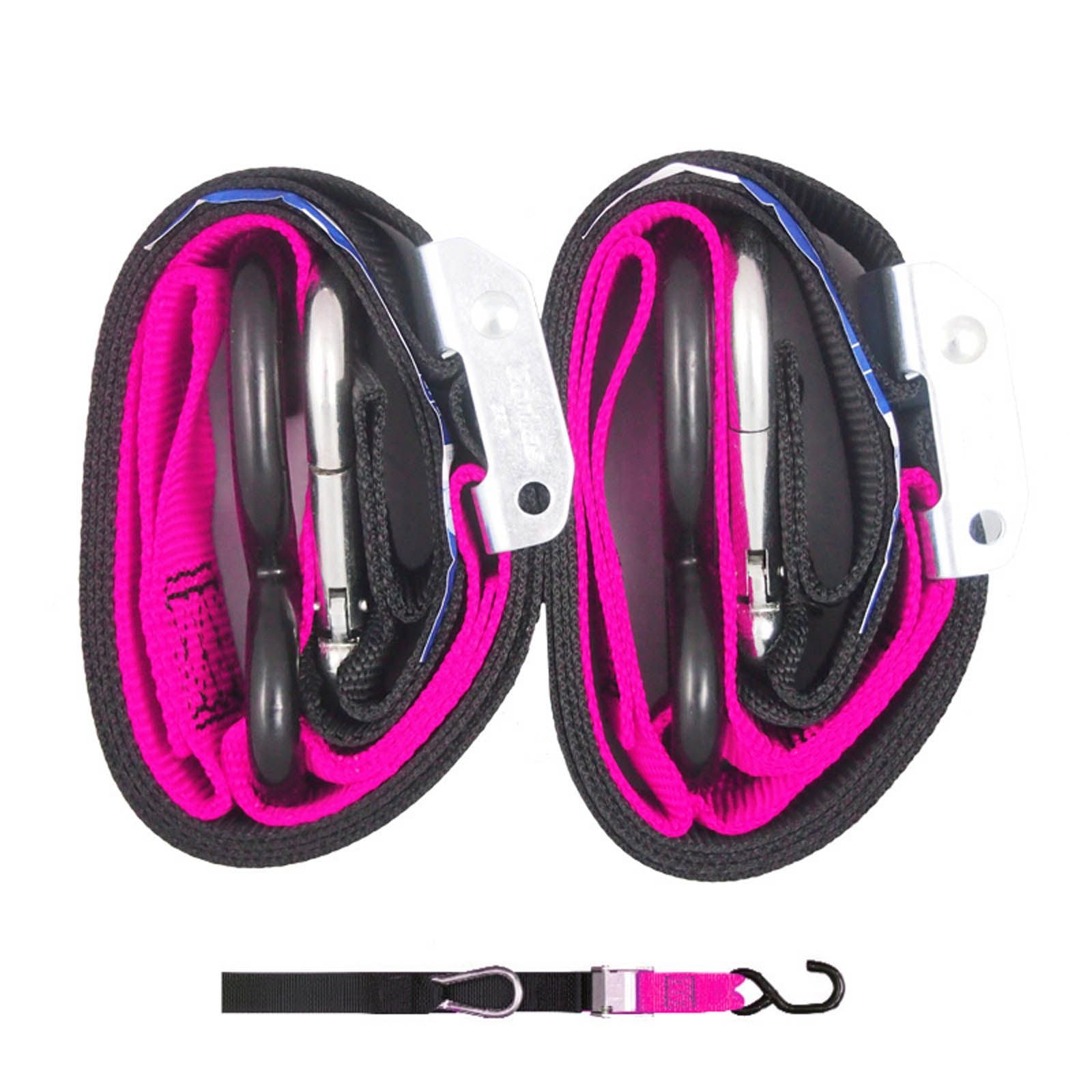 New GORILLAS GRIP Tie Down 38mm S/Hk Black / Lavender/ Pink Loop #TD4BP