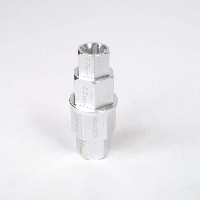 New WHITES 4-In-1 Hex Axle Tool 17 19 22 24mm Alum #TMD14K326A