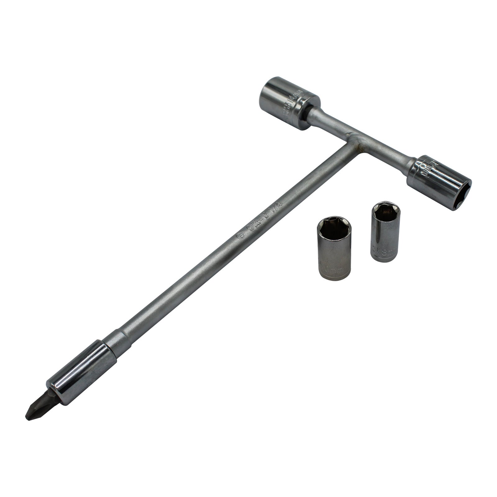 New WHITES Mini T-Handle Socket Set 6/8/10/12/14mm+Phillips#2 #TMW8409210