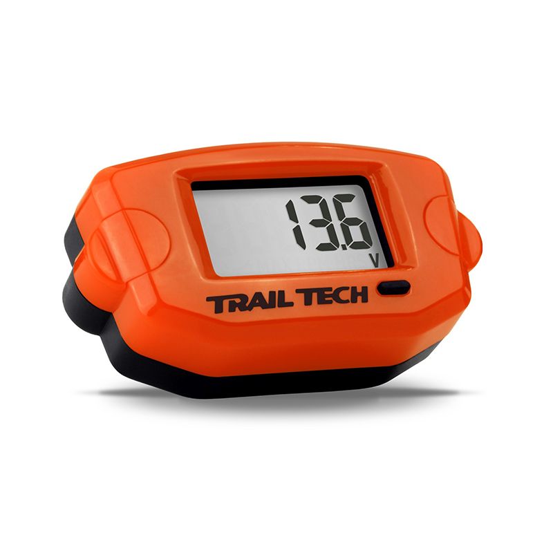 New TRAIL TECH TTO - Voltage Meter - Orange #TT743V00BL