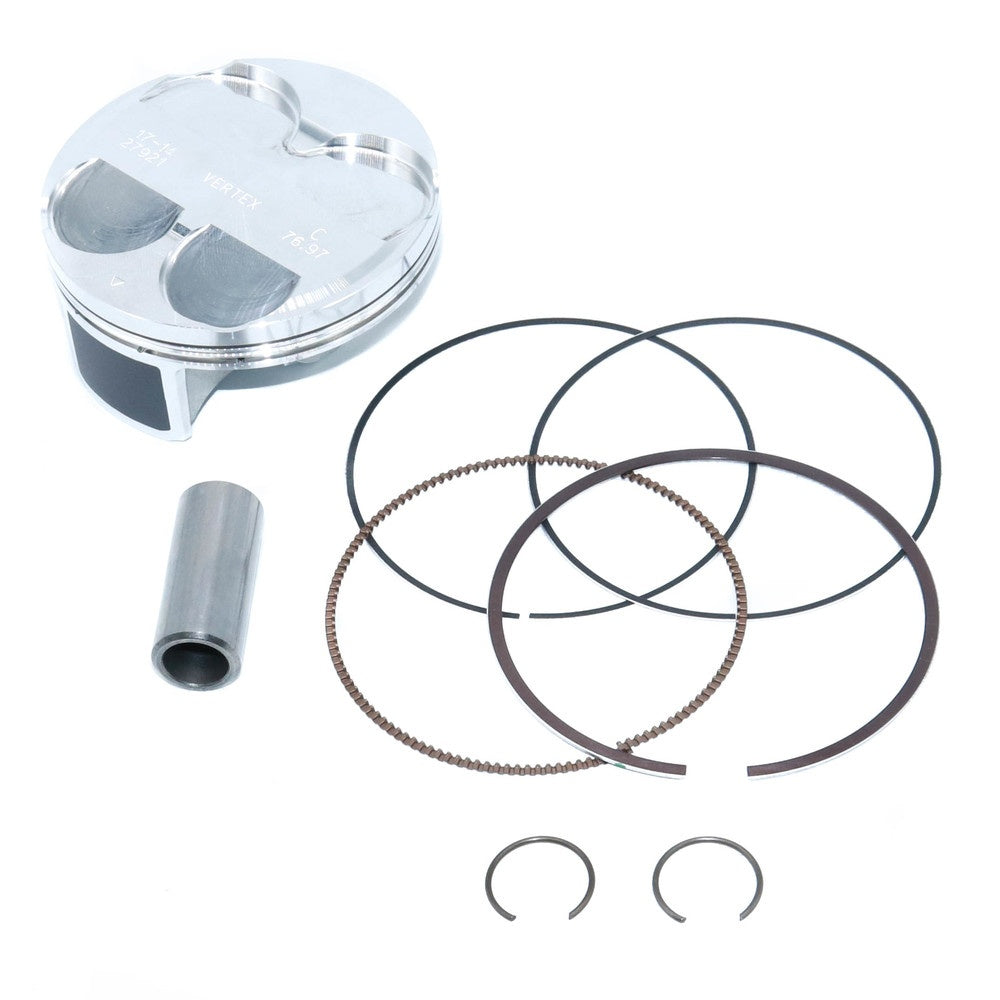 New VERTEX Piston Kit (inc Rings, Pin, Clips) For KAWASAKI KX250F V-24267C | Australian Moto Spares