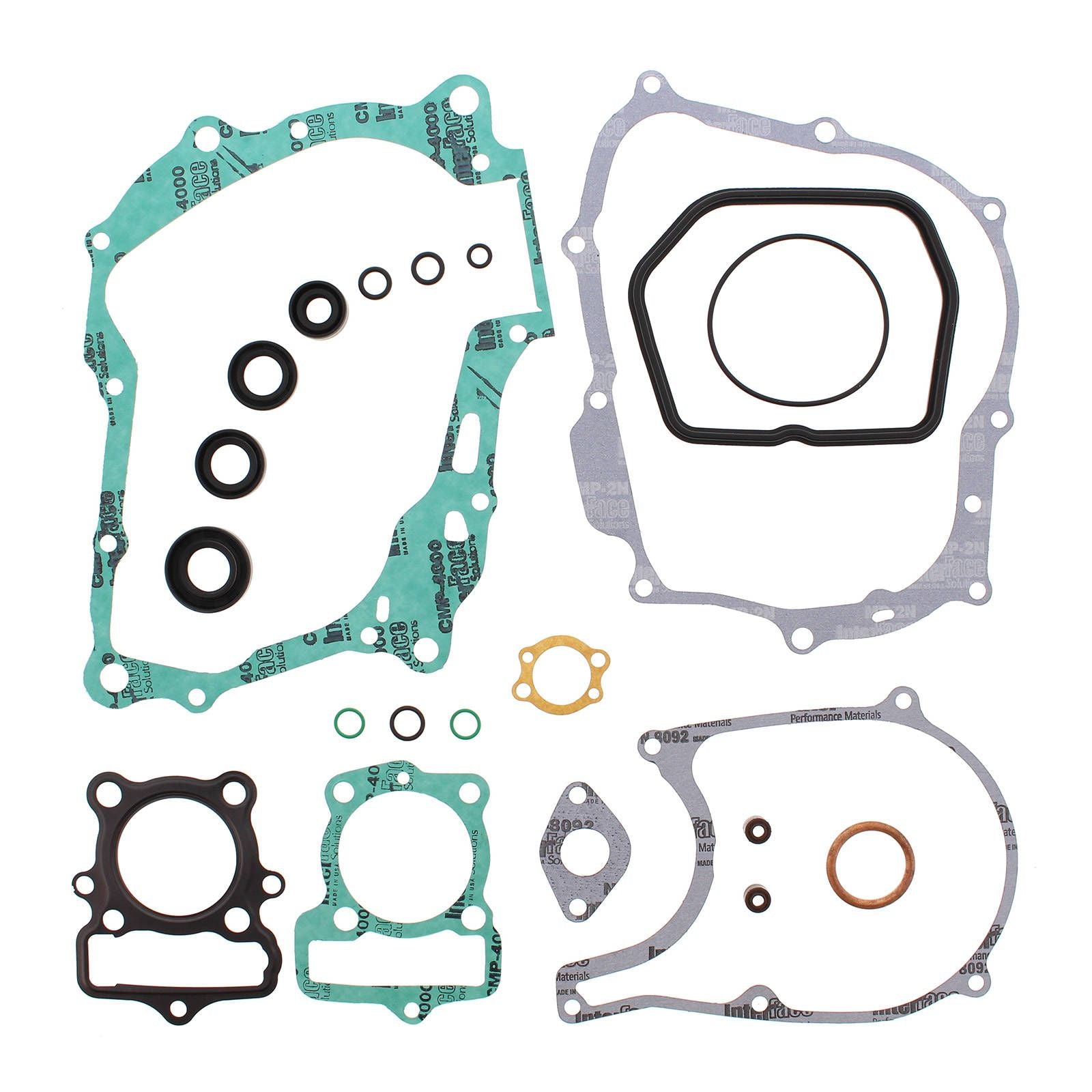 New VERTEX Engine Complete Gasket Set With Oil Seals For Honda #VER811208