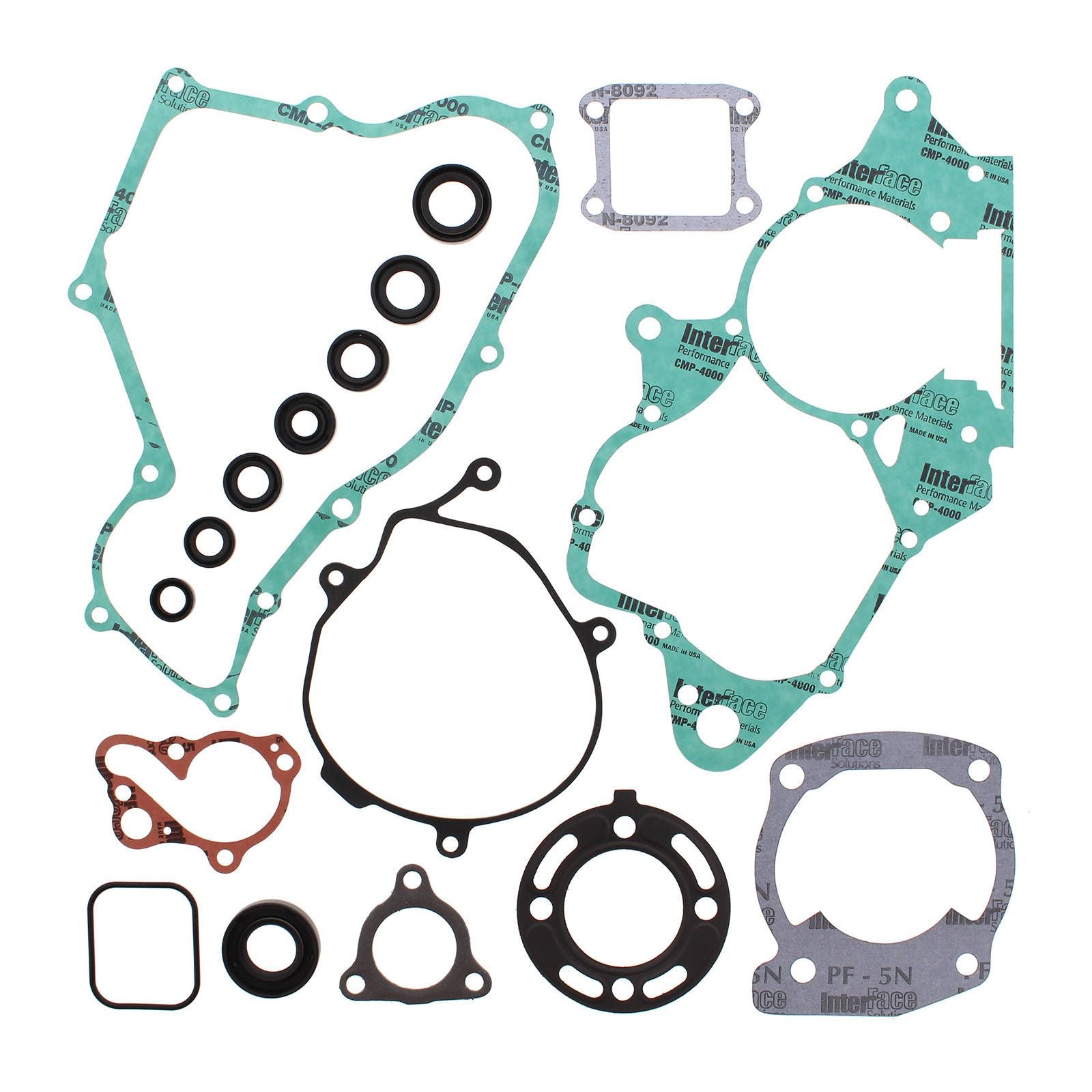 New VERTEX Engine Complete Gasket Set With Oil Seals For Honda #VER811211