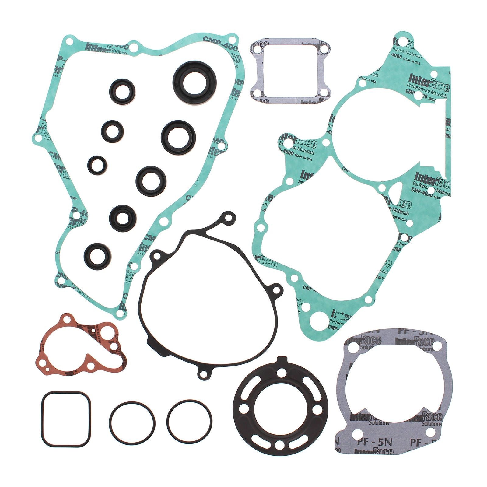 New VERTEX Engine Complete Gasket Set With Oil Seals For Honda #VER811212