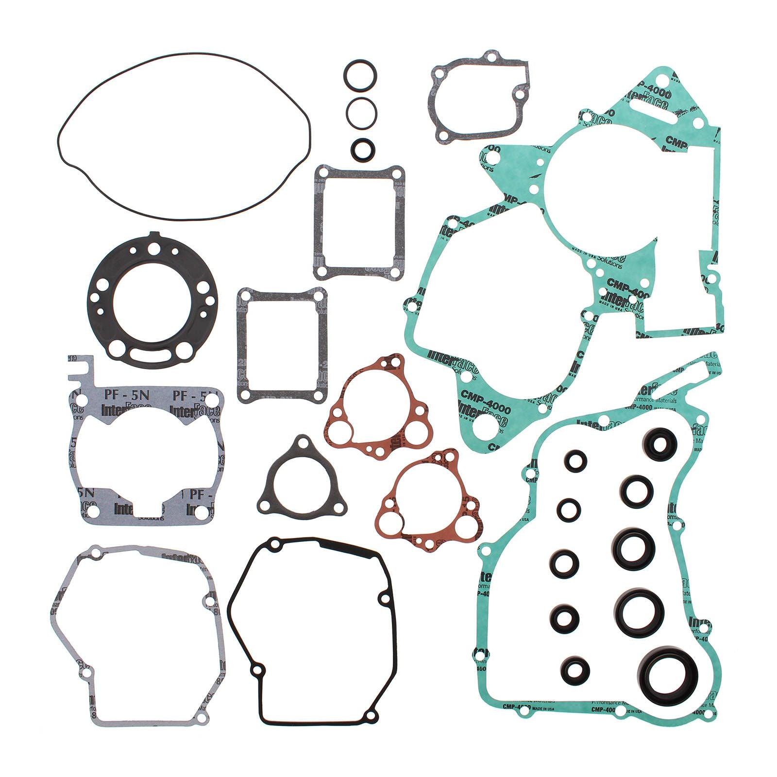 New VERTEX Engine Complete Gasket Set With Oil Seals For Honda #VER811237