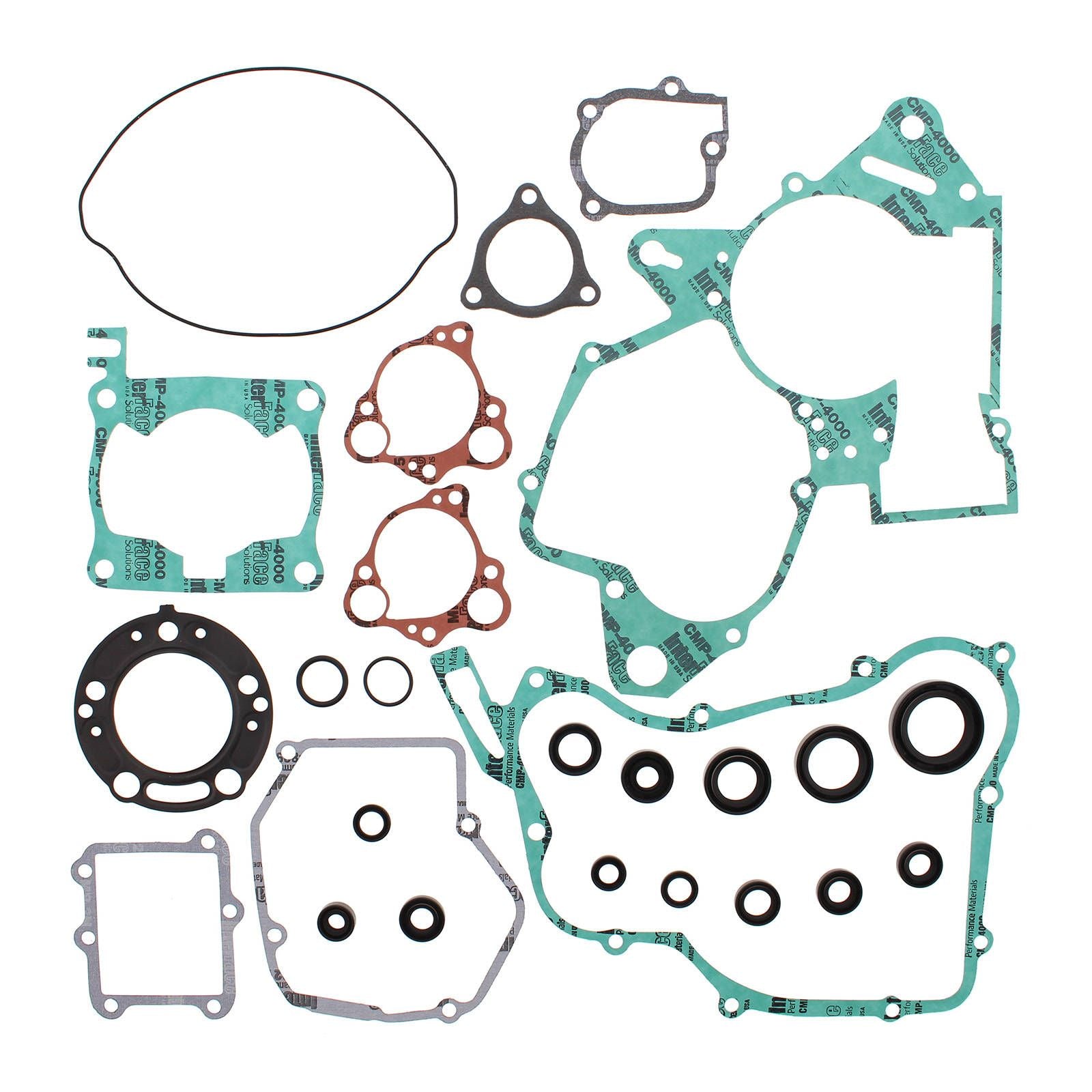 New VERTEX Engine Complete Gasket Set With Oil Seals For Honda #VER811239