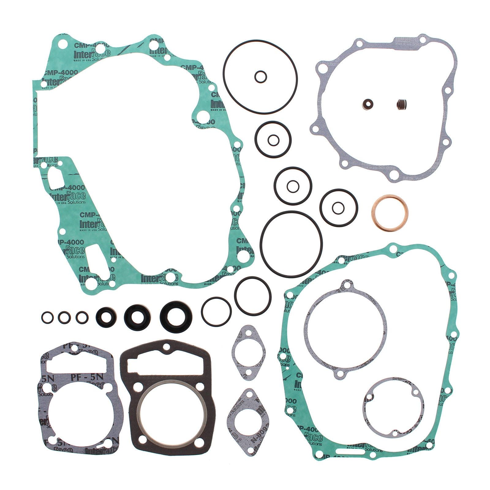 New VERTEX Engine Complete Gasket Set With Oil Seals For Honda #VER811242 | Australian Moto Spares