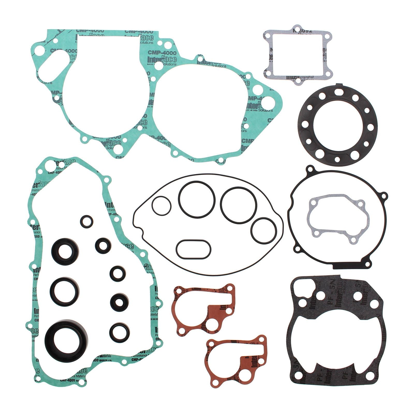 New VERTEX Engine Complete Gasket Set With Oil Seals For Honda #VER811259