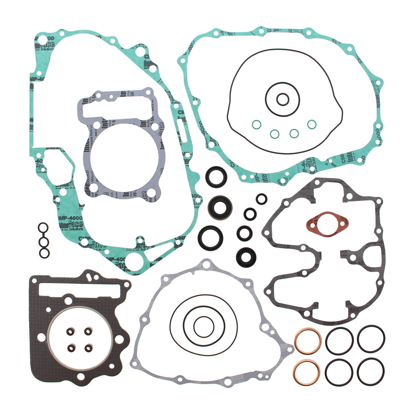 New VERTEX Engine Complete Gasket Set With Oil Seals For Honda #VER811266