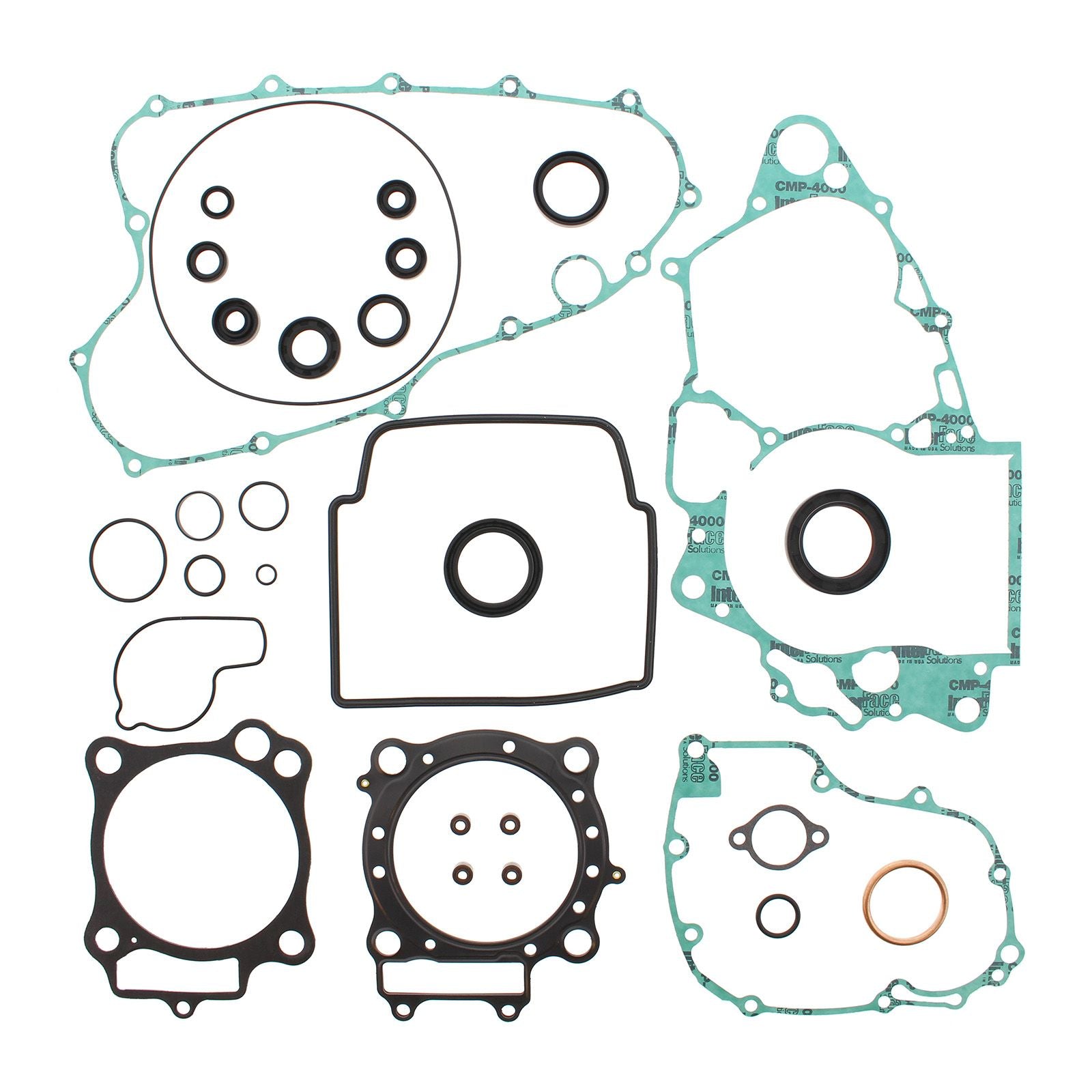 New VERTEX Engine Complete Gasket Set With Oil Seals For Honda #VER811278