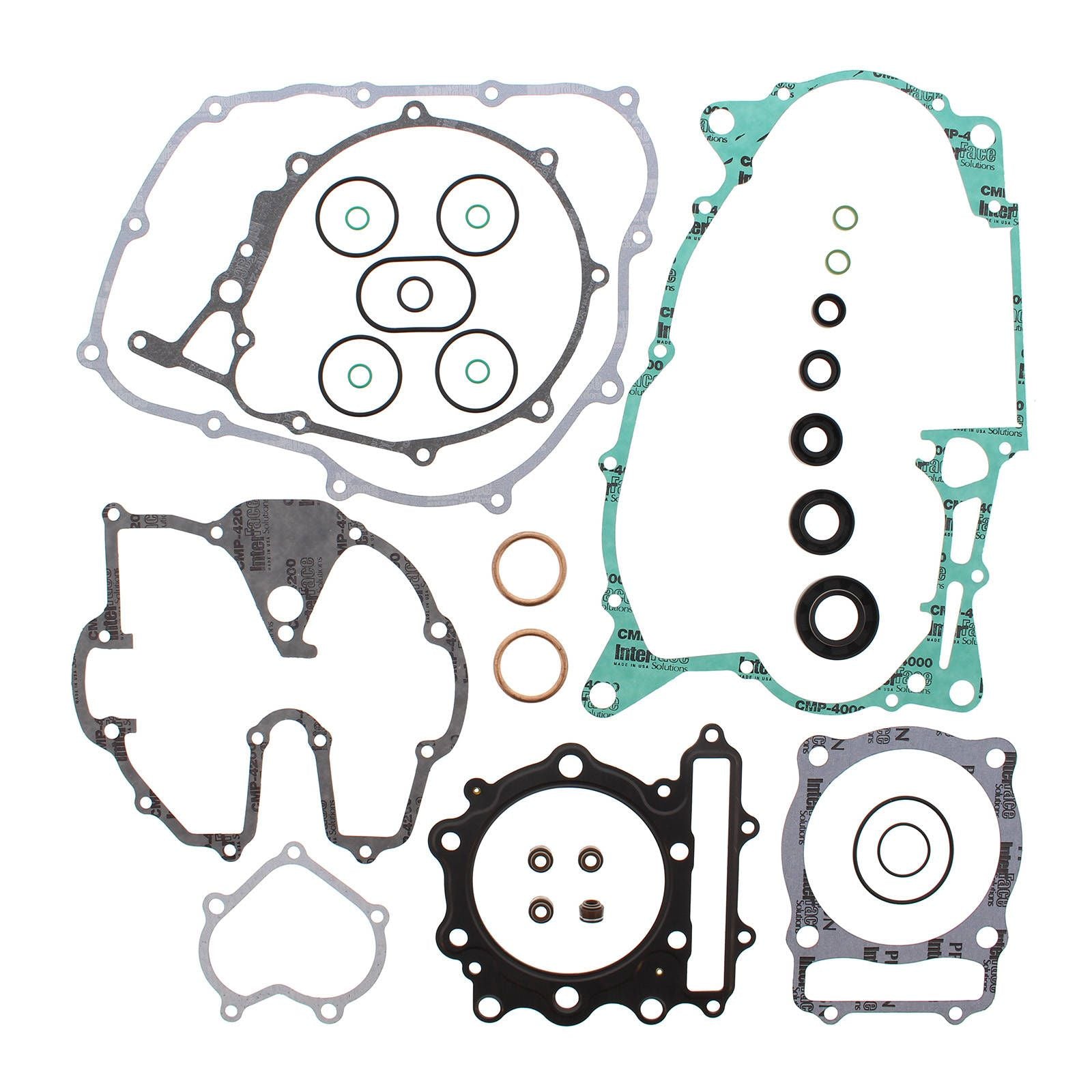 New VERTEX Engine Complete Gasket Set With Oil Seals For Honda #VER811281