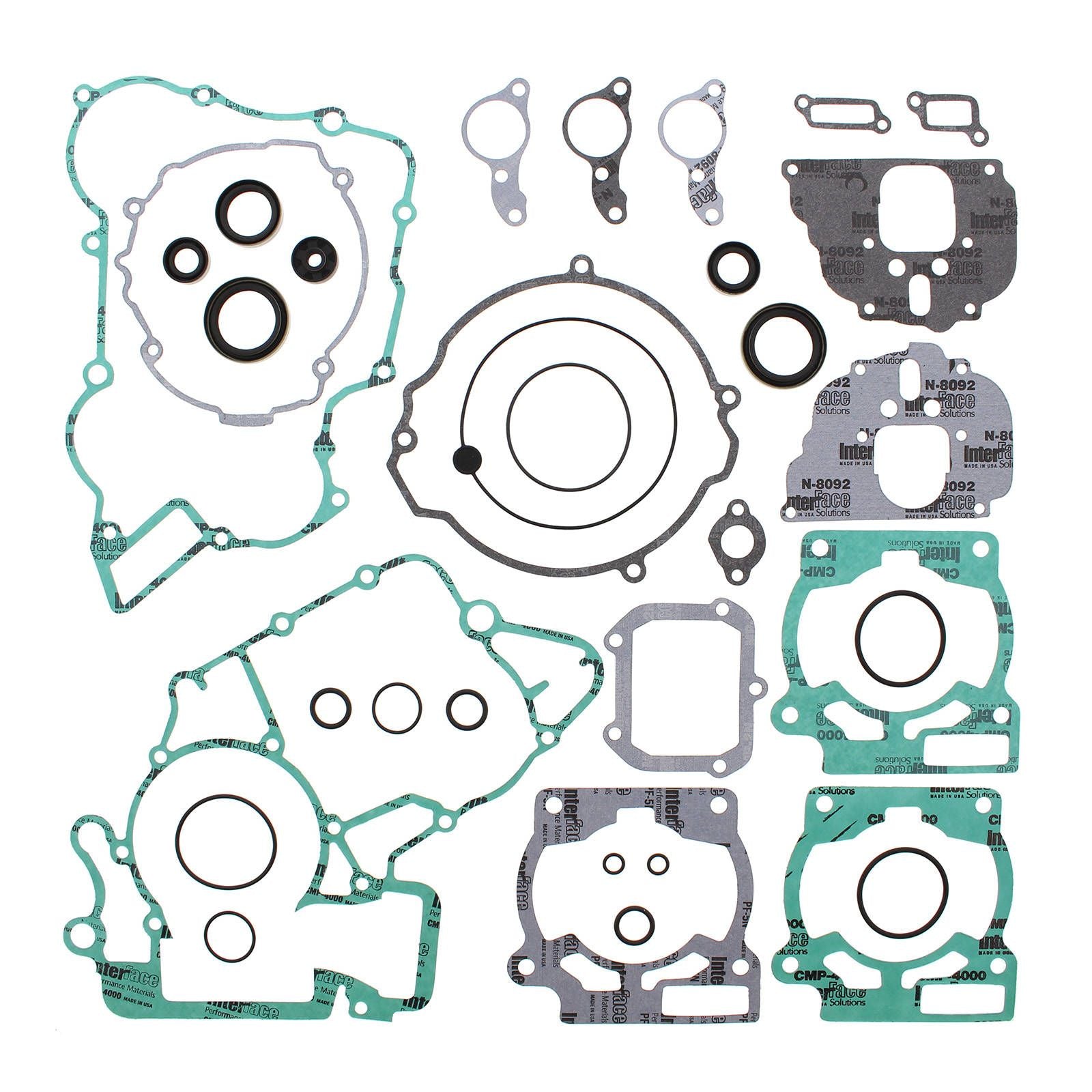 New VERTEX Engine Complete Gasket Set With Oil Seals For Husq / Ktm #VER811309