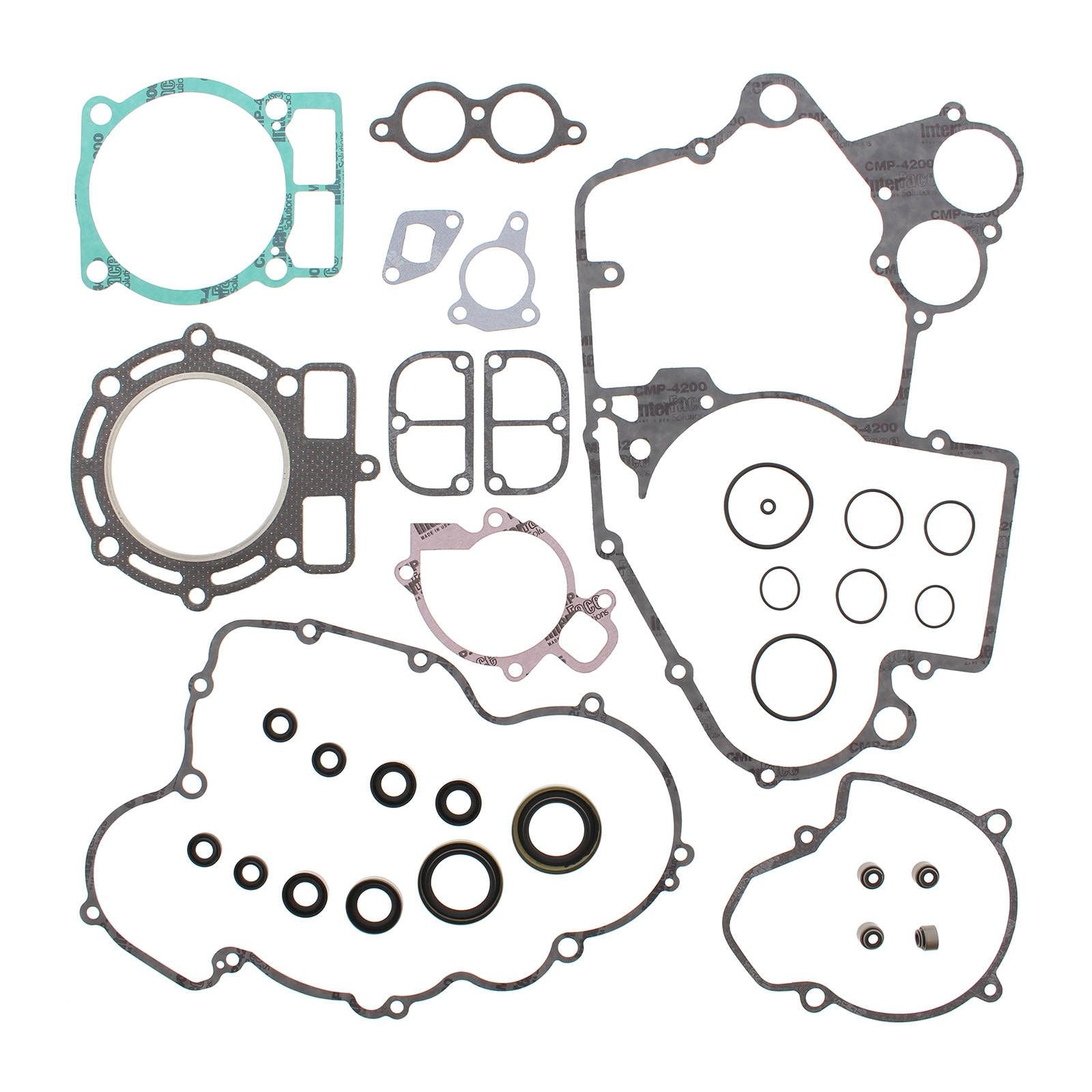 New VERTEX Engine Complete Gasket Set With Oil Seals For Ktm #VER811317