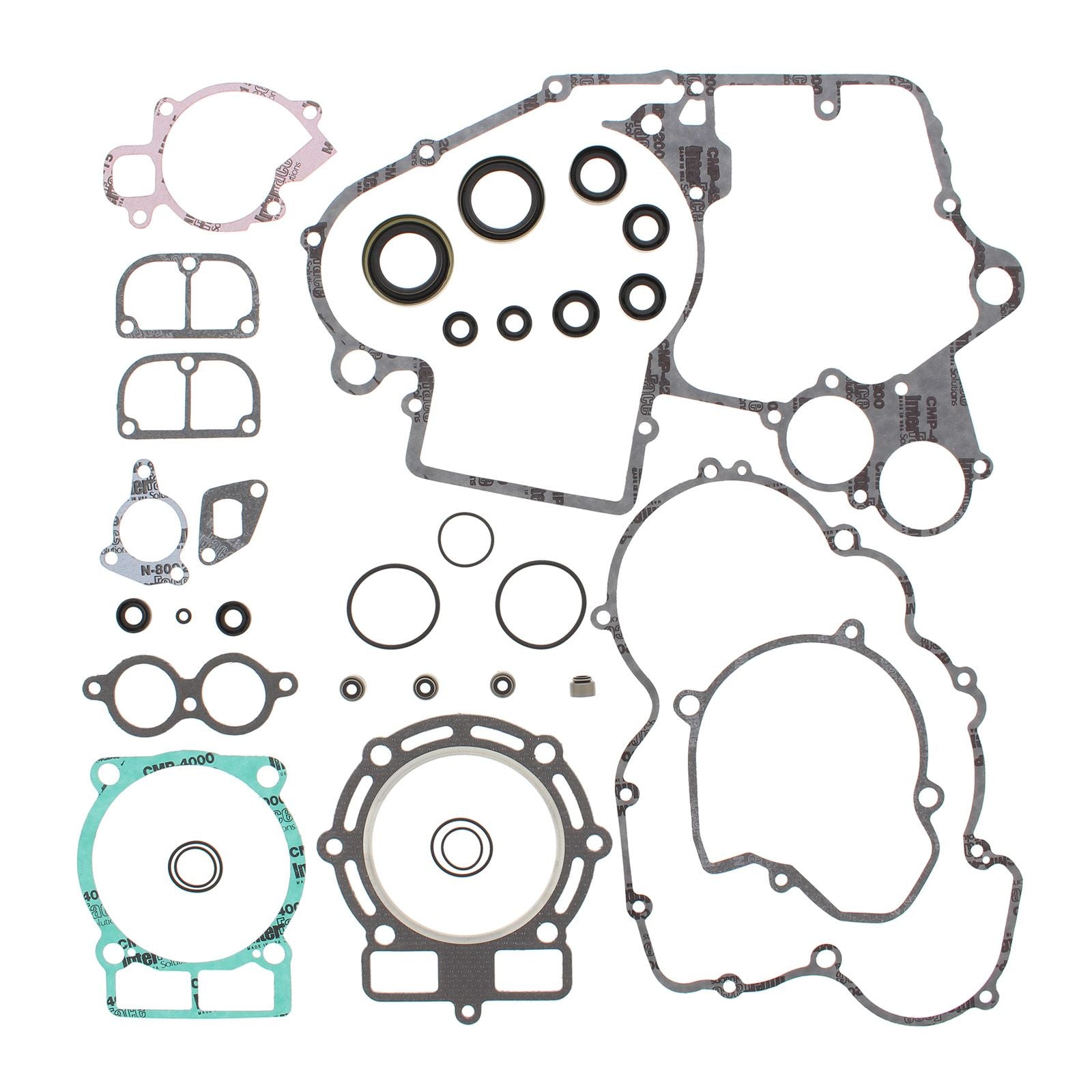 New VERTEX Engine Complete Gasket Set With Oil Seals For Ktm #VER811318