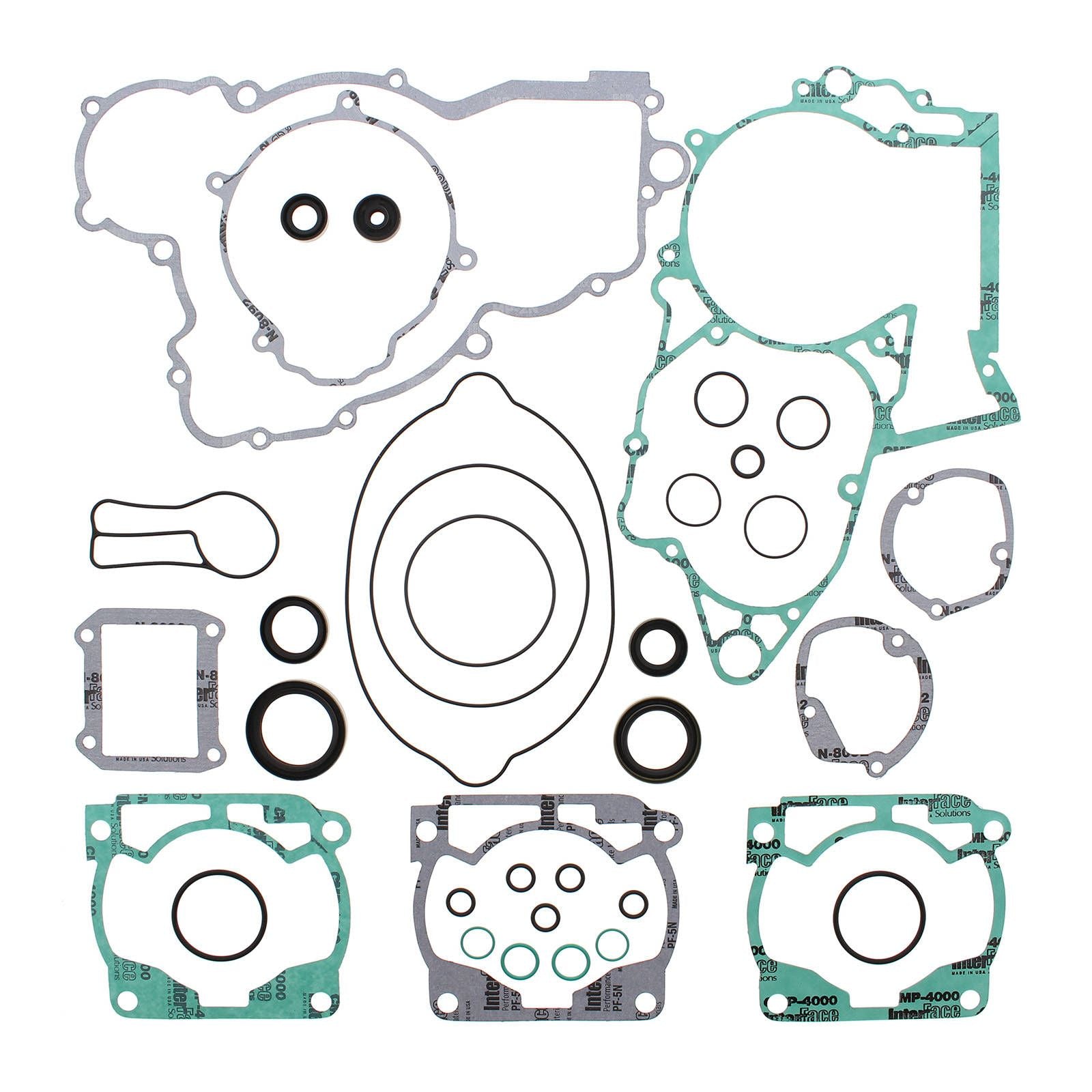 New VERTEX Engine Complete Gasket Set With Oil Seals For Ktm #VER811323