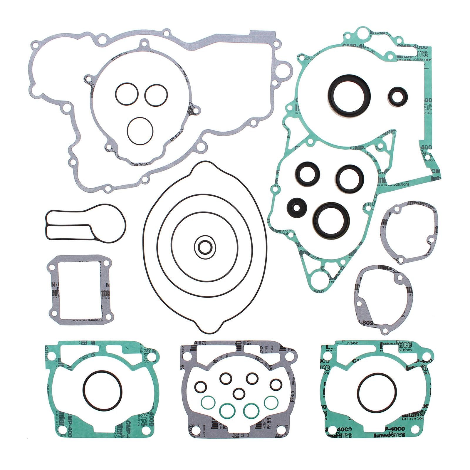 New VERTEX Engine Complete Gasket Set With Oil Seals For Ktm #VER811325