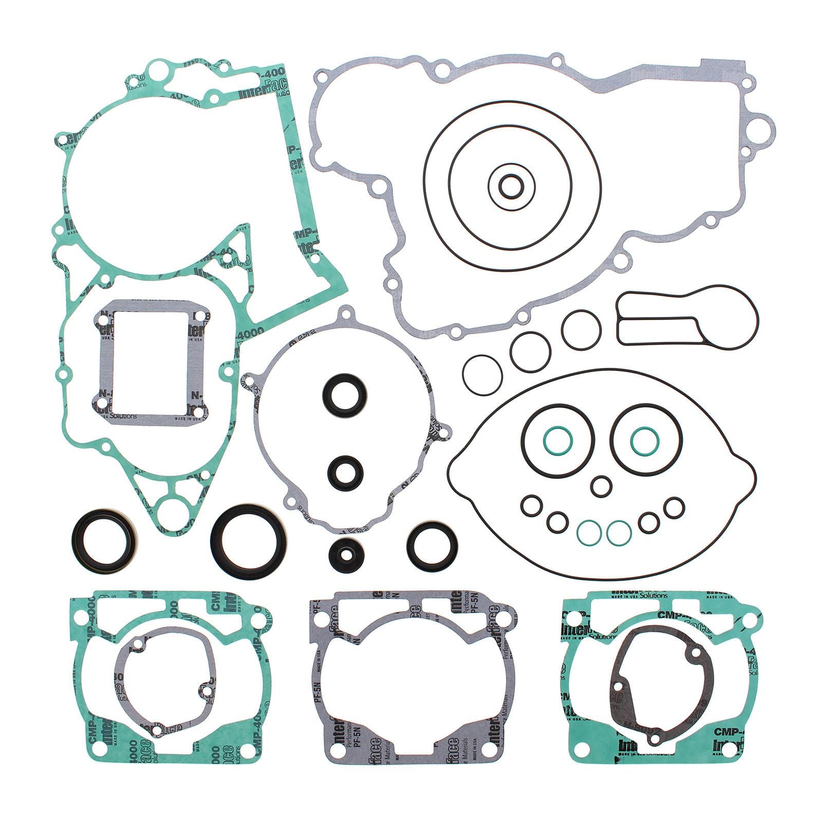 New VERTEX Engine Complete Gasket Set With Oil Seals For Ktm #VER811326