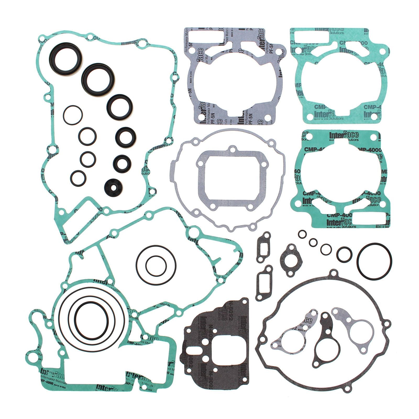 New VERTEX Engine Complete Gasket Set With Oil Seals For Ktm #VER811330