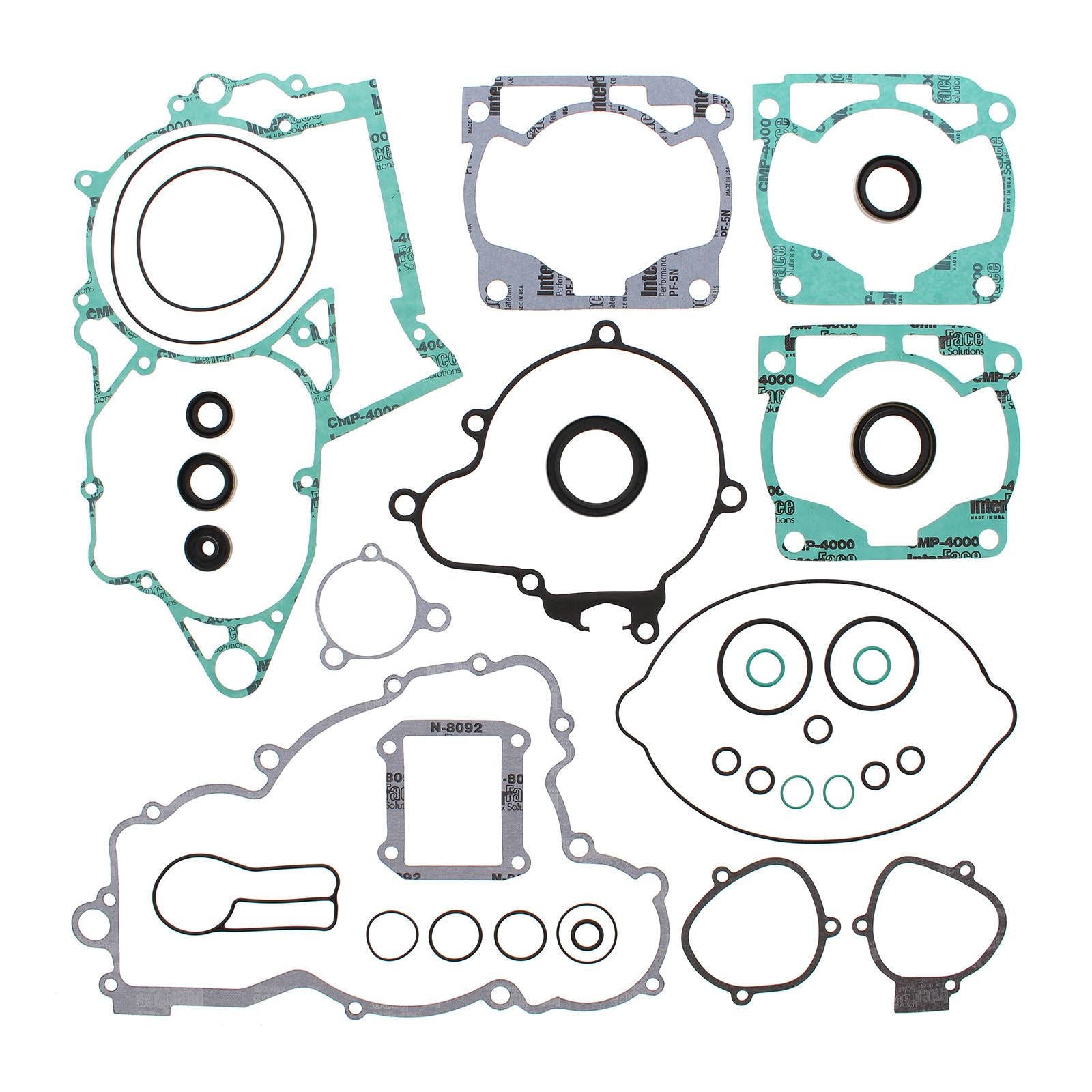 New VERTEX Engine Complete Gasket Set With Oil Seals For Ktm #VER811334