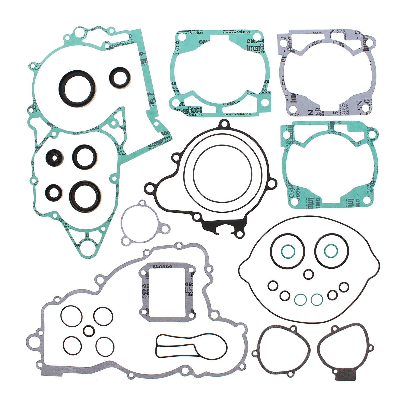 New VERTEX Engine Complete Gasket Set With Oil Seals For Ktm #VER811335