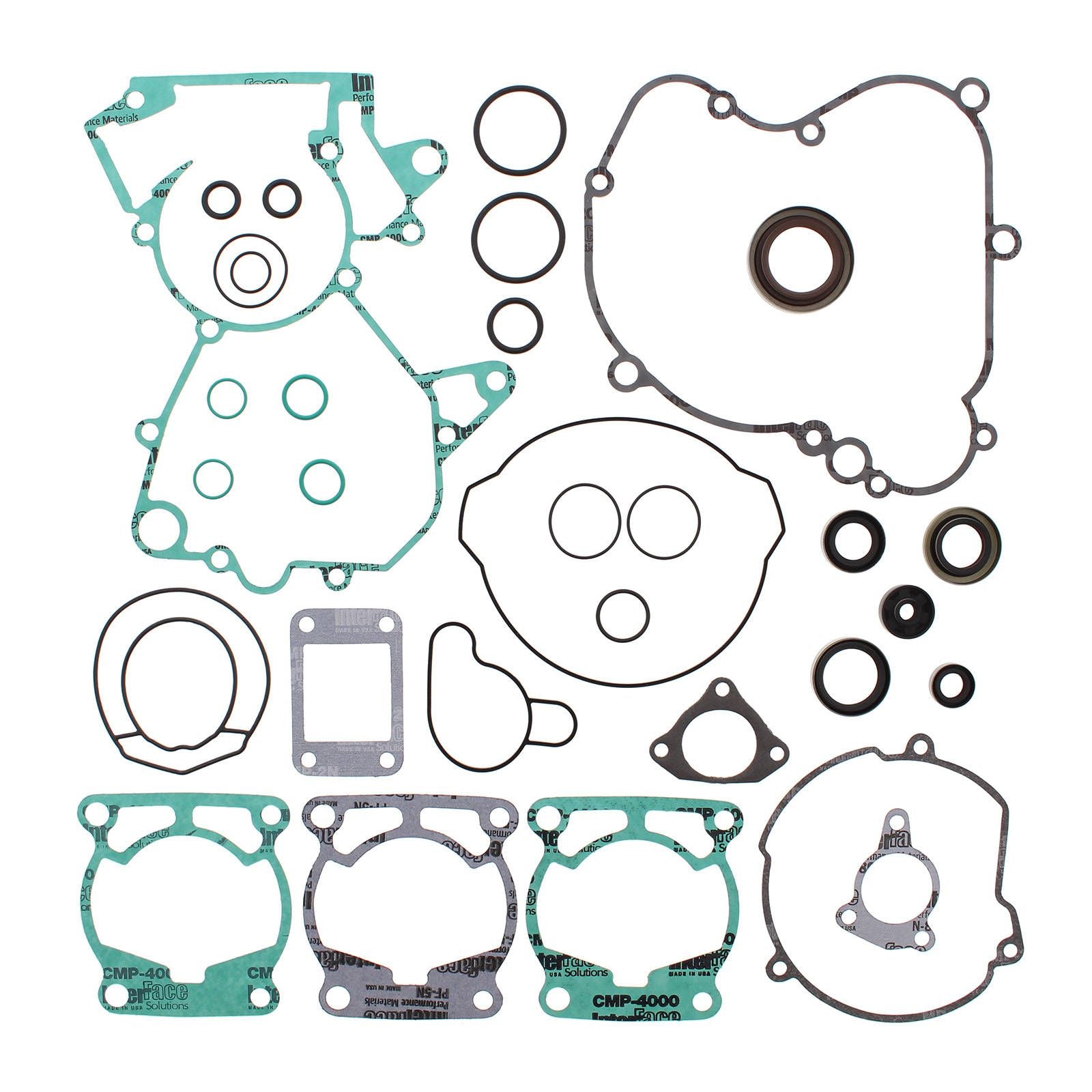 New VERTEX Engine Complete Gasket Set With Oil Seals For Ktm #VER811338